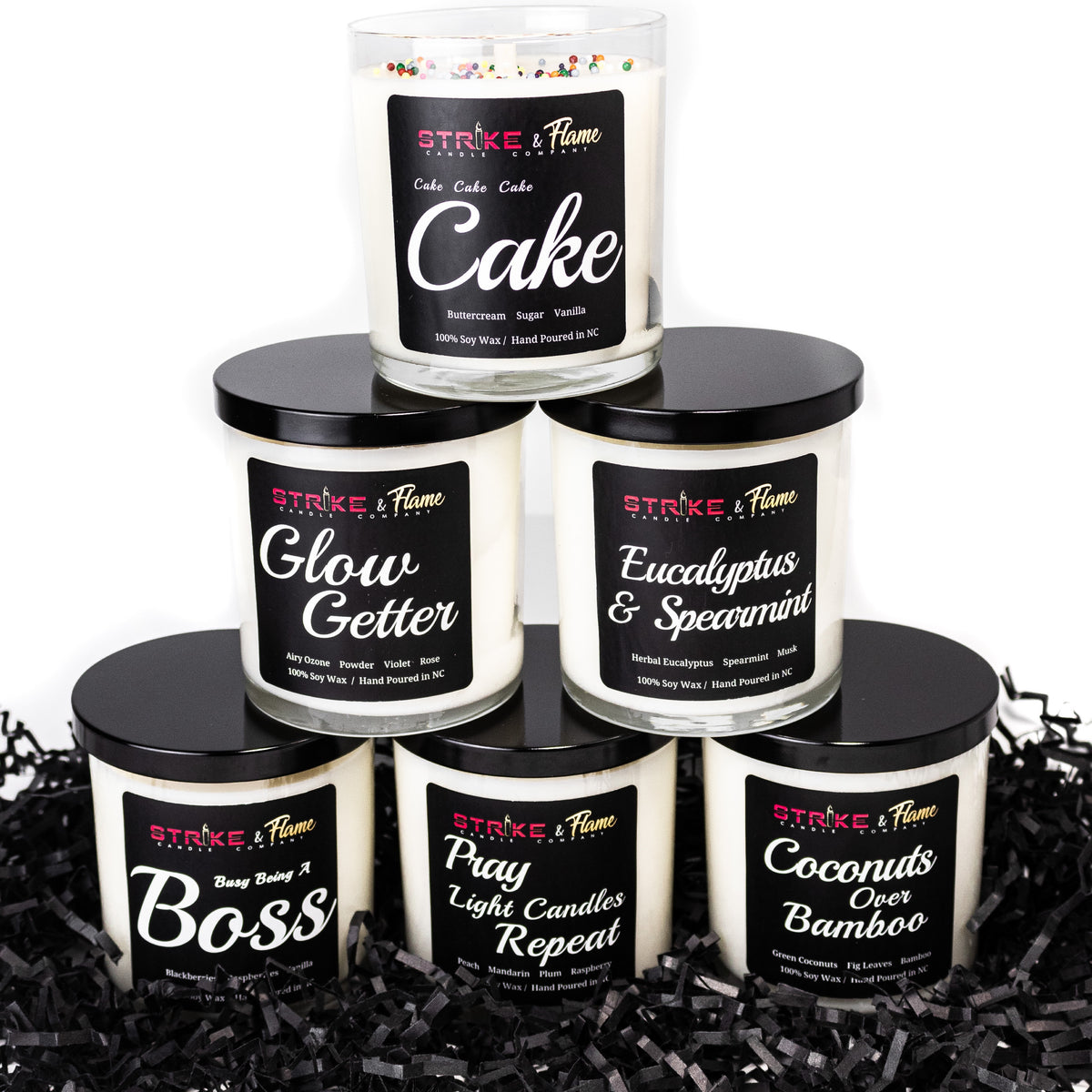 Signature Candles Strike & Flame Candle Company